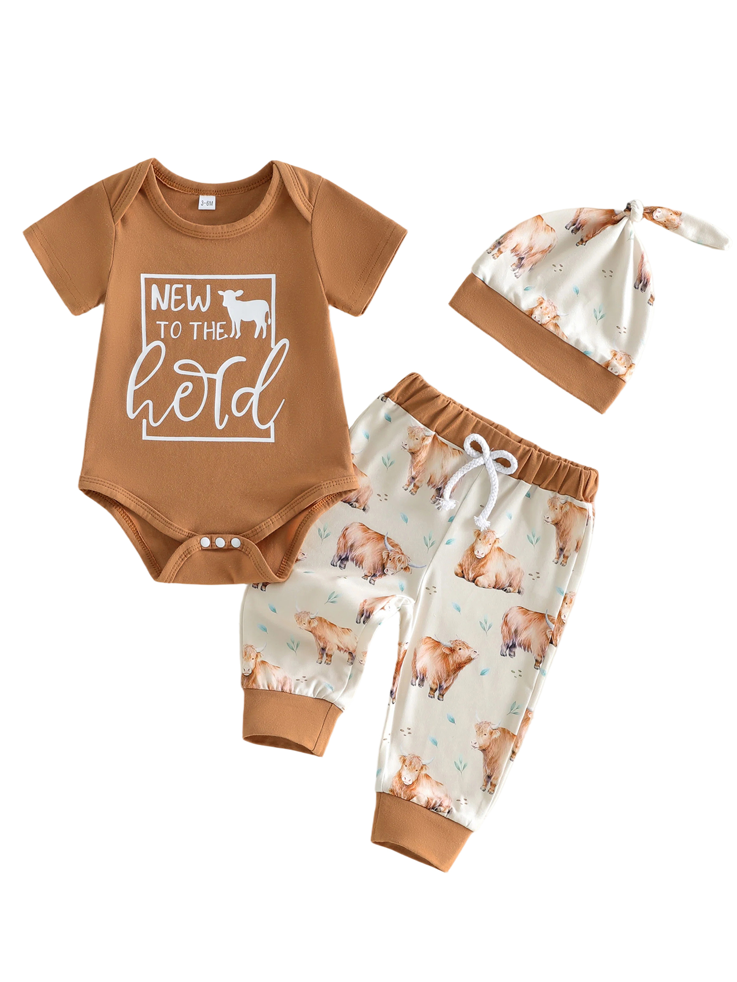 Baby Yak Clothing - Infant Boys Cowboy Style Clothing Set