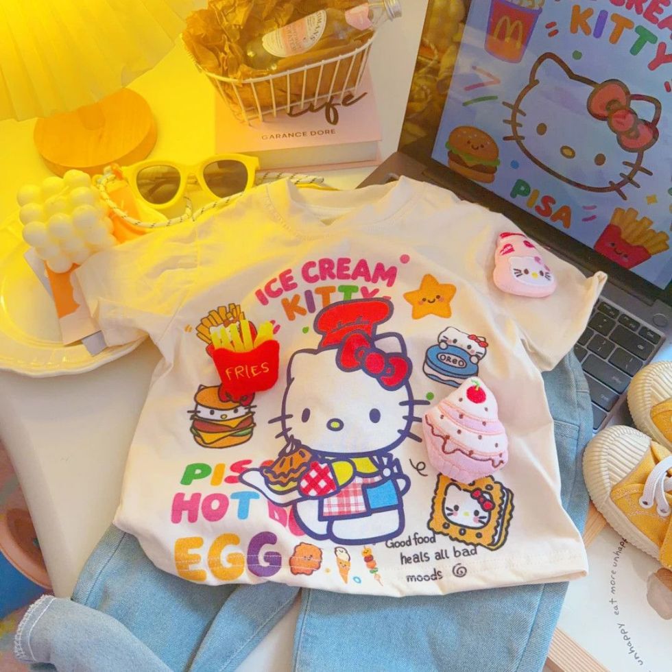 Baby Clothing Accessories - 2026 Hot Sanrio Summer Baby Girls