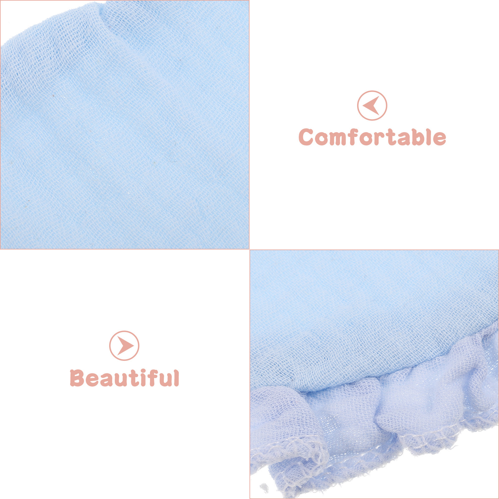 2Pcs Baby Bibs Soft Absorbent  - Baby Clothing Newborn recension och pris