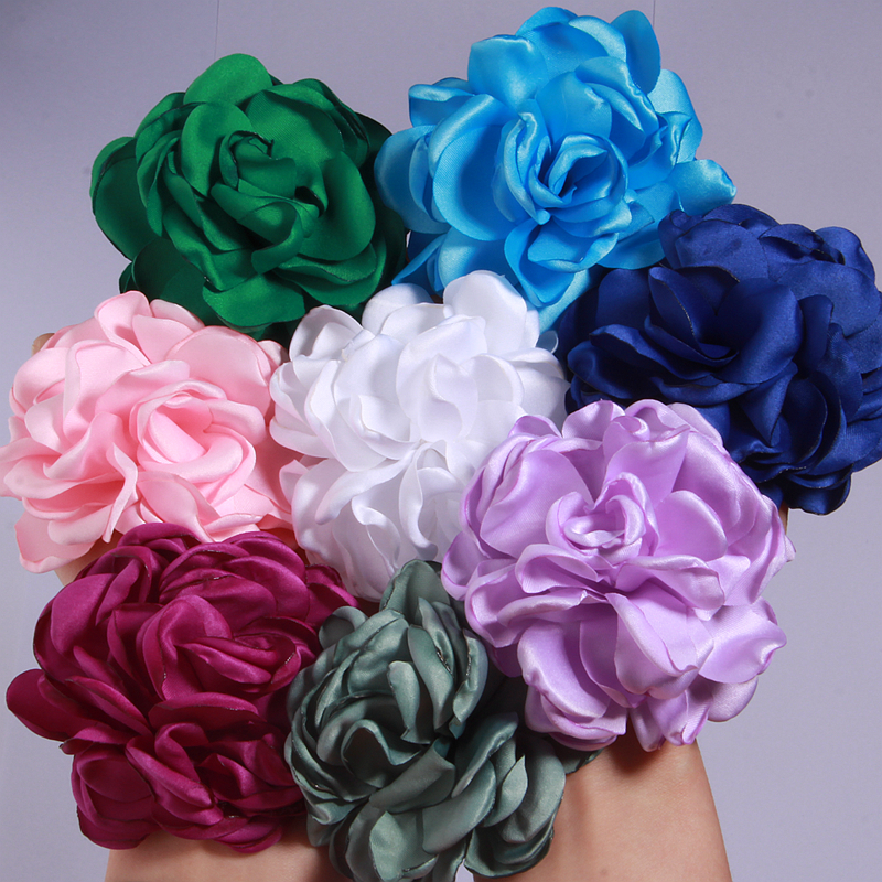 8CM Artificial Satin Rose Fabr - Baby Clothing Accessories recension och pris