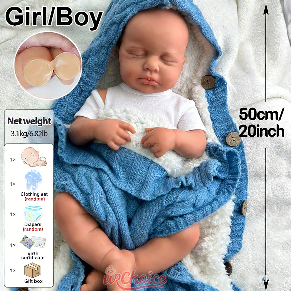 20 Inch Full Soft Silicone Reb - Baby Clothing Weight recension och pris