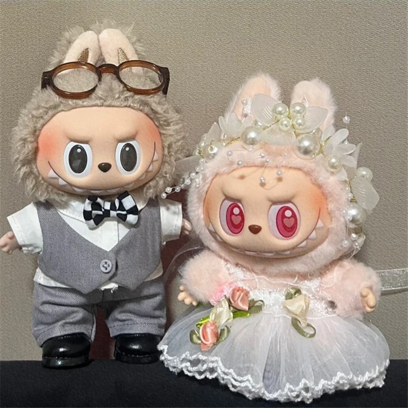 15 17cm For Labubu Doll Weddin - Baby Clothing Accessories recension och pris