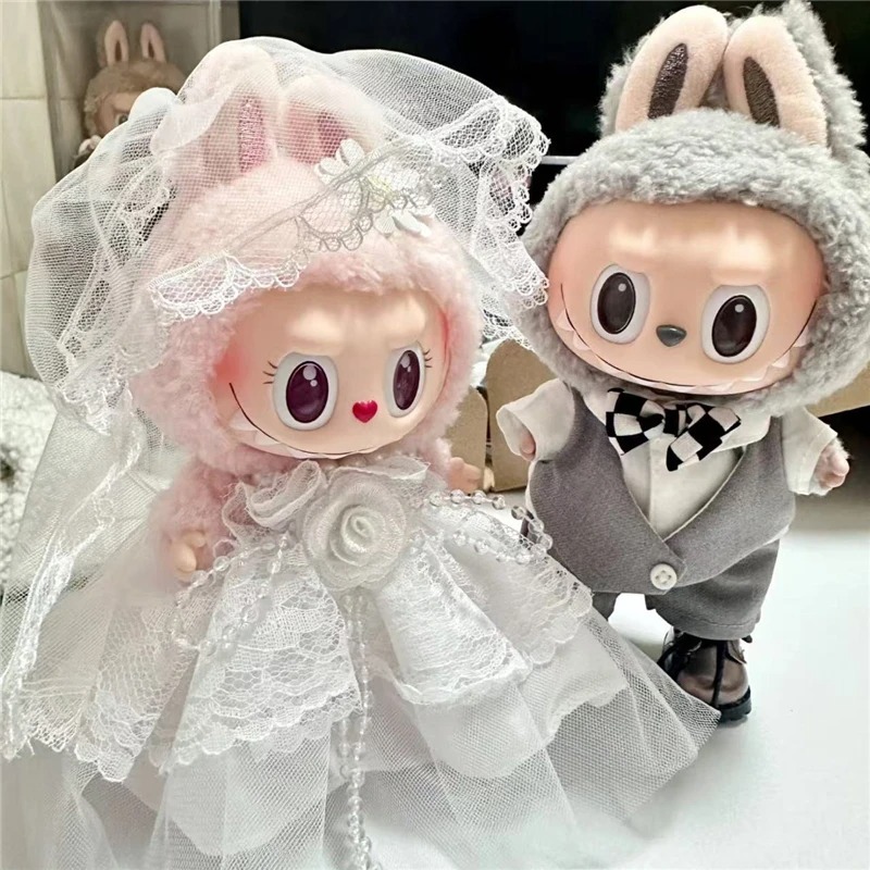 15 17cm For Labubu Doll Weddin - Baby Clothing Accessories recension och pris