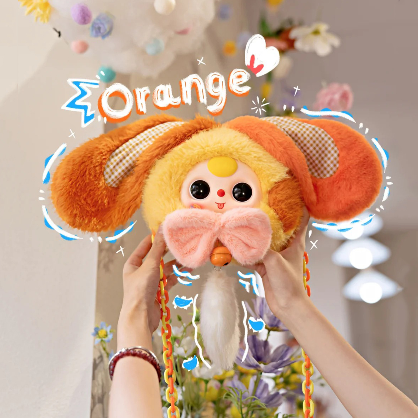 Baby Three Cute Lucky Bunny Zi - Baby Clothing Bag recension och pris