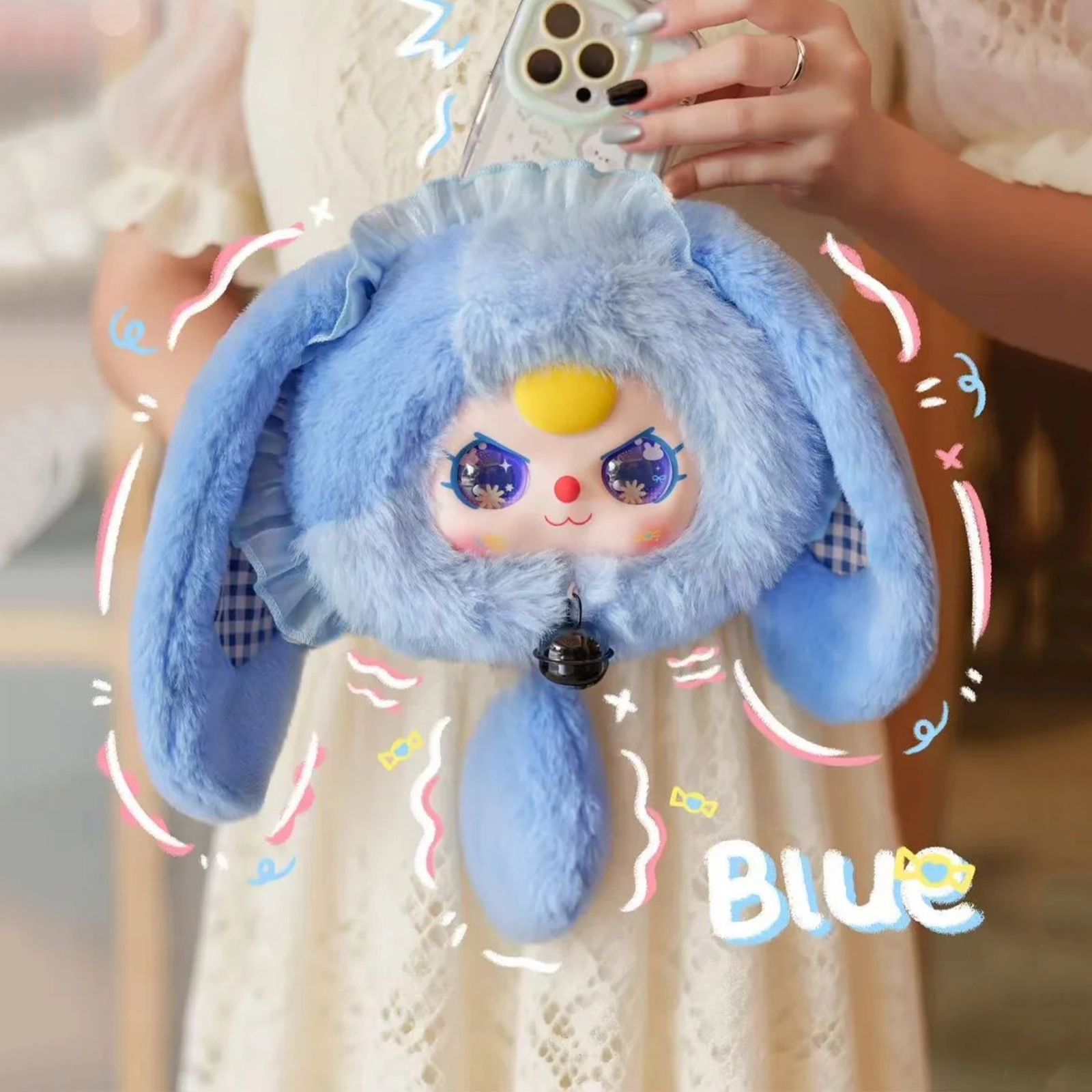 Baby Three Cute Lucky Bunny Zi - Baby Clothing Bag recension och pris