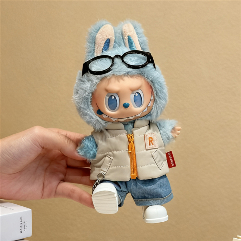 For 15 17cm Labubu Doll Solid  - Baby Clothing Winter recension och pris