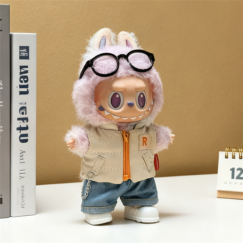 For 15 17cm Labubu Doll Solid  - Baby Clothing Winter recension och pris