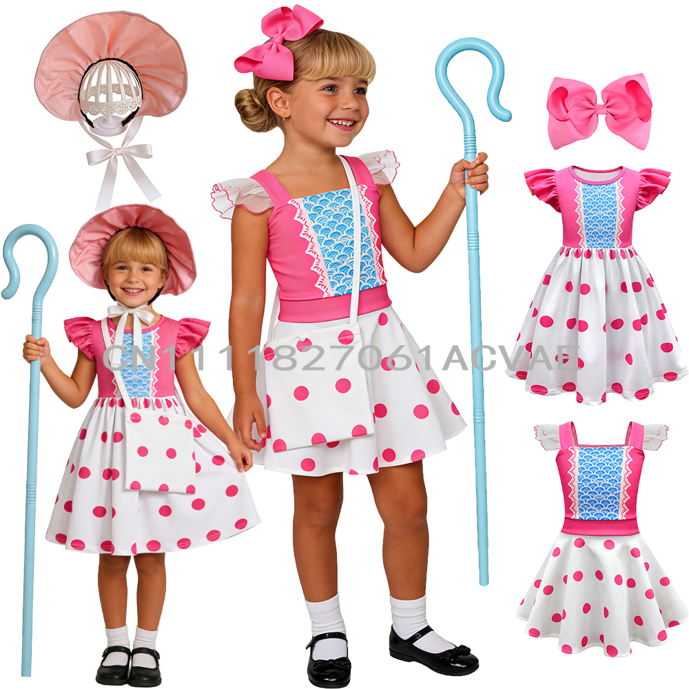 2026 Girls Shepherdess Costume - Baby Clothing Bag recension och pris