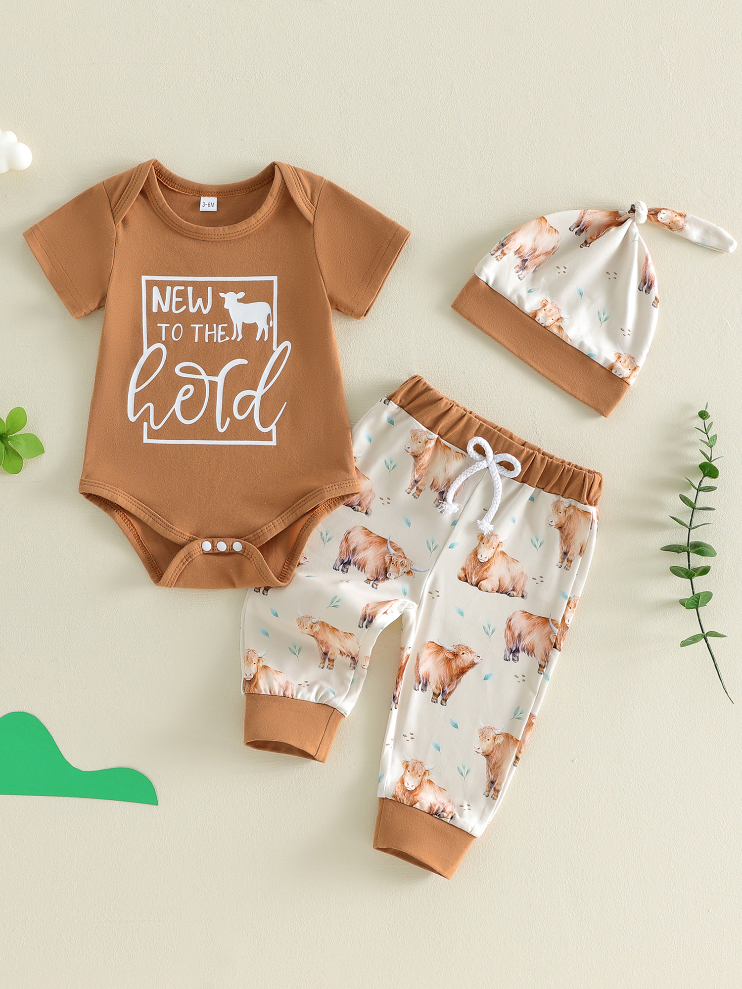 Infant Boys Cowboy Style Cloth - Baby Yak Clothing recension och pris