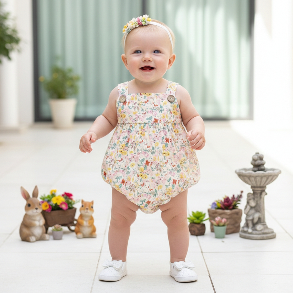 Baby Strap Bodysuits Floral In - Baby Clothing Pk recension och pris