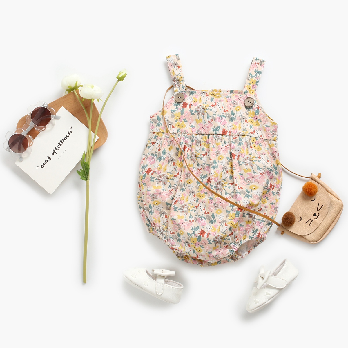 Baby Strap Bodysuits Floral In - Baby Clothing Pk recension och pris