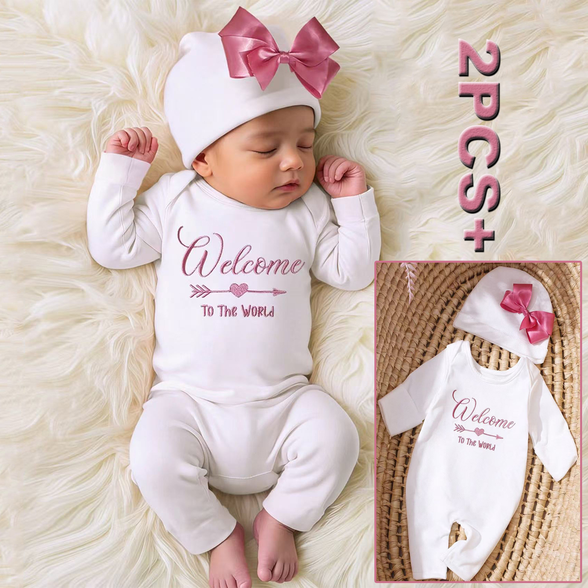 Ylsteed 2Pcs Newborn Photograp - Baby Clothing Newborn recension och pris