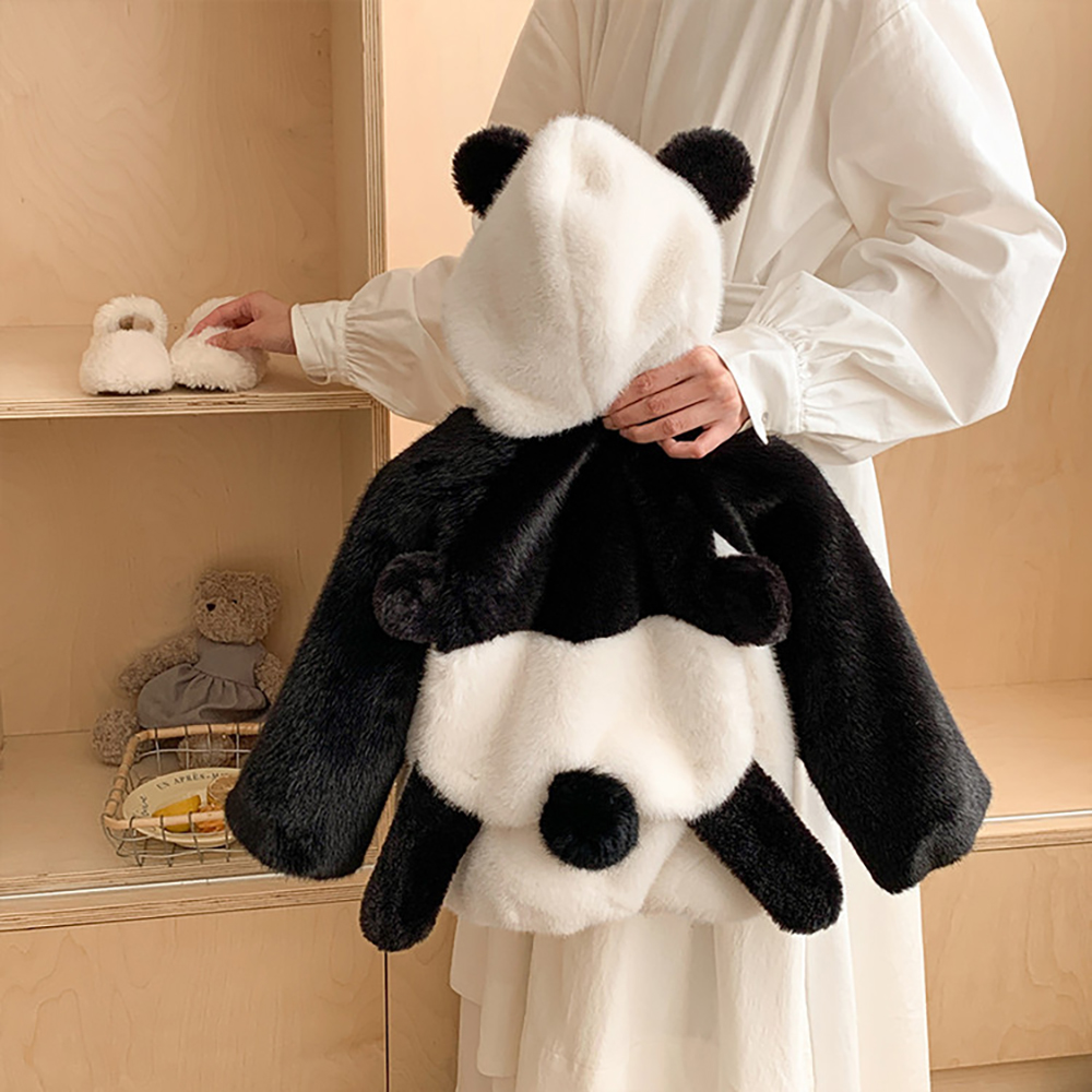 Cute Panda Design Winter Furry - Baby Clothing Winter recension och pris