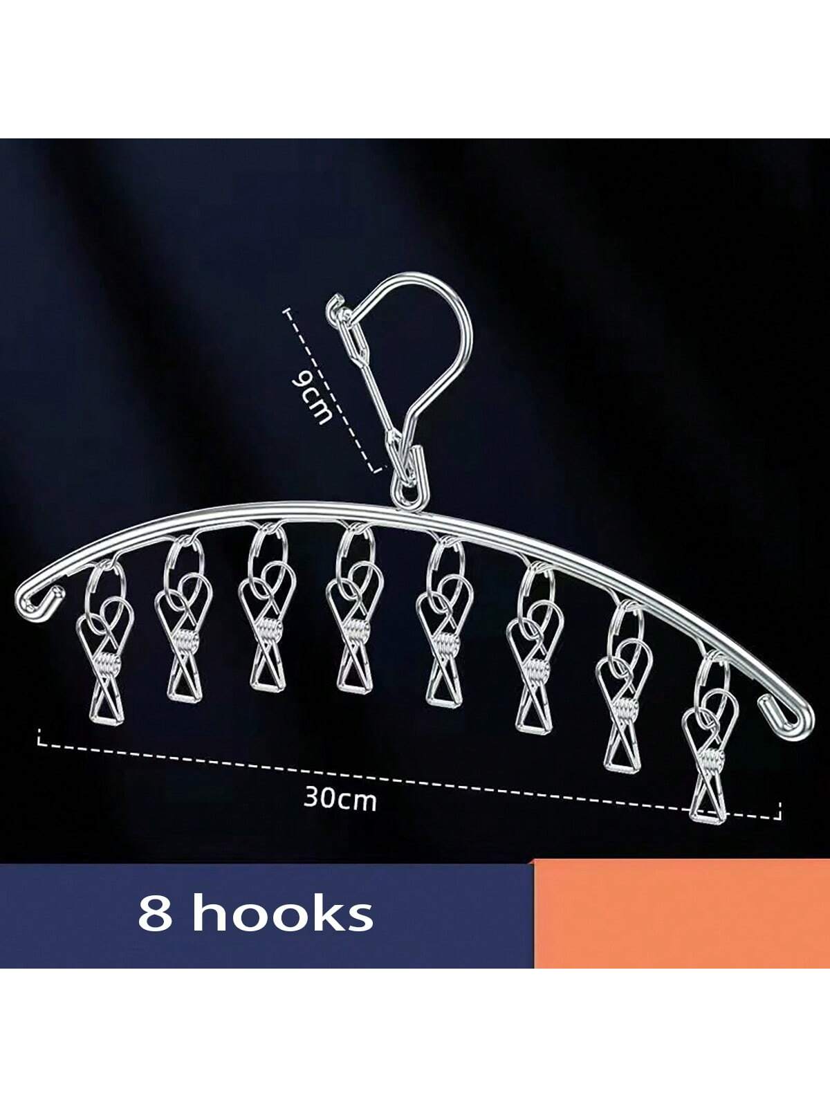 1pc stainless steel clotheslin - Baby Clothing Rail recension och pris